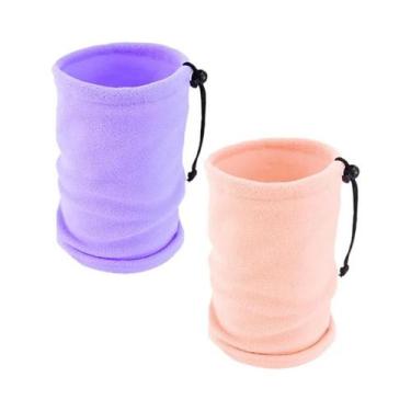 Imagem de Cachecol De Inverno Em Fleece Polar Para Crianças, Ajustável Com Cordã