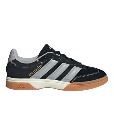 Imagem de adidas Tênis masculino Spezialist Indoor, Preto/Cinza/Dourado Metálico, 43