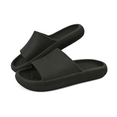 Imagem de Chinelo Nuvem Feminino e Masculino – Conforto e Leveza com Solado Soft, Ideal para o Dia a Dia(Preto,36)