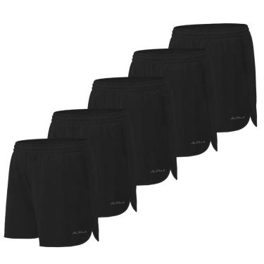 Imagem de Kit 5 Shorts de Corrida Dry Alpha Co-Masculino
