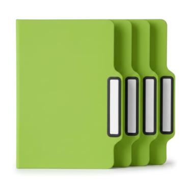 Imagem de Caderno de Anotações com Suporte para Caneta, Capa Dura em PU, 80 Folhas Não Pautadas, Cor Preta, com Lápis Infinito de Ponta Dupla, 21,3x15,8x1,5cm (5, Verde)