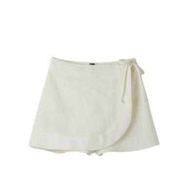 Imagem de Short Saia Fábula Off White-Feminino