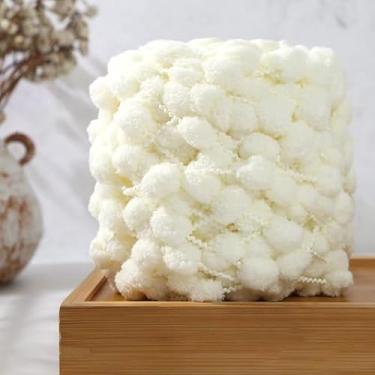 Imagem de 1 pacote de fios grossos para crochê e tricô, fio de pelúcia tie dye macio supervolumoso, chenille grosso de cor mista para mantas macias e cobertores, tricô de braço e artesanato DIY