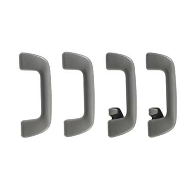 Imagem de Puxador de teto interno de 20cm, compatível com toyota corolla/yaris vios 2008-2013/rav4 2005-2012, alça de segurança para teto superior, apoio de braço, 4 peças(Dark Grey)