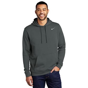 Imagem de Nike Men's Hoodie Black/White nkCJ1611 010 (Anthracite/White, XX-Large)