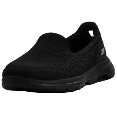 Imagem de Skechers Go Walk 5 feminino, Preto/preto, 7.5 X-Wide