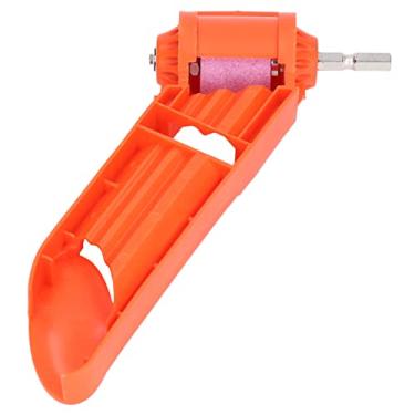 Imagem de Cryfokt Apontador de Broca Elétrico, Apontador de Broca de Roda de Moagem de Corindo, de Portátil para Economia de Dinheiro para Oficina (Laranja)