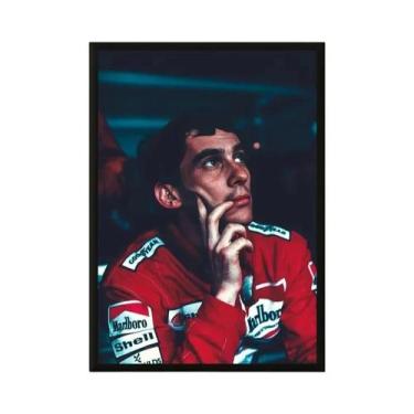Imagem de Kit De Pintura Em Diamante Ayrton Senna F1 5D DIY Arte Artesanal Decor