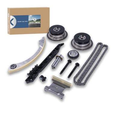 Imagem de KELOKE Kit de corrente de sincronização do motor com guia tensor lubrificador de engrenagem compatível com Buick Regal LaCrosse & Chevy Cobalt Equinox HHR Impala Malibu & GMC Terrain & Pontiac G5 L4