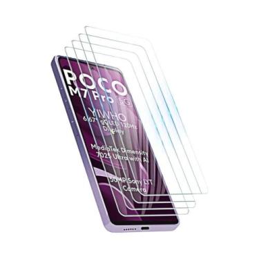 Imagem de Protetores De Tela De Vidro Temperado Xiaomi Poco M7 pro M6 M5 M4 M3 4