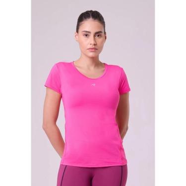 Imagem de Camiseta Dry M/C Authen Keep Cool Running - feminino - rosa-Feminino