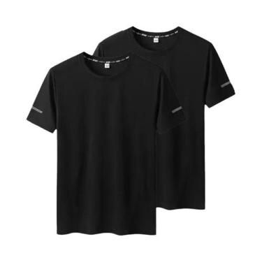 Imagem de Camiseta Masculina plus Size De Secagem Rápida 6XL 7XL Para Verão, Esp