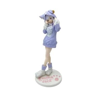 Imagem de Figura De Anime Re:ZERO Ram Rem De 22cm, Modelo Adulto, Brinquedos E P