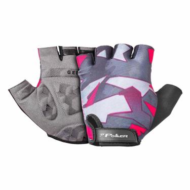 Imagem de Luva Bike Poker Antishock Gel Swift - Preto/Cinza/Roxo - M (Br)-Unissex