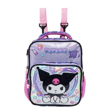 Imagem de Lancheira Térmica Kuromi Infantil Escolar Meninas Dupla Cor:Roxo, Roxo