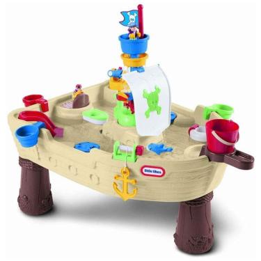 Imagem de Navio Divertido com água e Acessórios para Crianças de 2 a 6 Anos, LITTLE TIKES 628566E3, Marrom