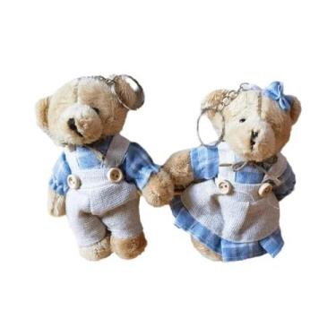 Imagem de Chaveiro De Pelúcia De Urso De Desenho Animado Para Crianças, Boneco M