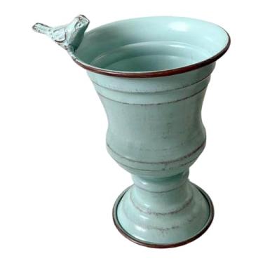 Imagem de Stgfyxgs Organizador de Vasos de Flores com Furo de Drenagem, Floreira Decorativa, Vaso de Flores para Mesa, Cozinha, Sala de Estar, Decoração de Mesa, Azul, Tamanho real