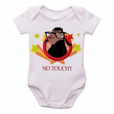 Imagem de body nenê criança roupa bebê Lhama No touchy , M   ( 2-4 Meses )
