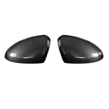 Imagem de Tampa protetora do espelho retrovisor da porta lateral do carro compatível com Toyota GR86 compatível com Subaru BRZ fibra de carbono preta acessórios(Carbon Fiber)