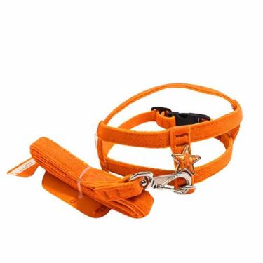 Imagem de Conjunto Peitoral e Guia de Veludo Para Cachorro - Conforto e Estilo -