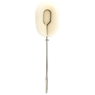 Imagem de Escova de copo escova de garrafa esponja escova de limpeza substituível alça longa cabeça de esponja de aço inoxidável para garrafas de bebê garrafas de leite copos canecas