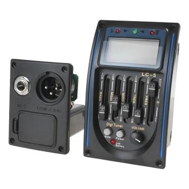 Imagem de Equalizador De Violão Viola Com Afinador / Modelo Lc-5