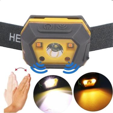 Imagem de Lanterna Cabeça Led Cree Recarregável Corrida Trilha Pesca Camping-Masculino