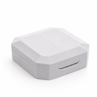 Imagem de Estojo para Lentes de Contato Kit Completo com Espelho Portátil com Pinça Aplicador e Porta Lentes (Cinza)