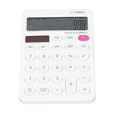 Imagem de Calculadora Solar Bateria Solar Fonte de Alimentação Dupla Tipo de Negócios Doces Cor Calculadora de Escritório para Estudantes Calculadora de Negócios Calculadora Portátil