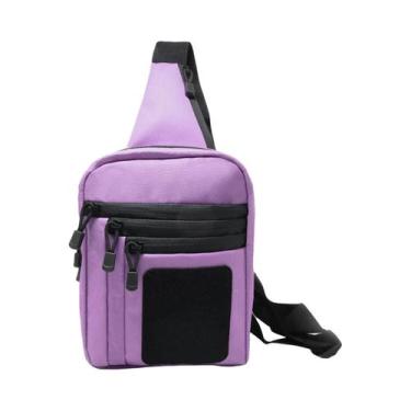 Imagem de Bolsa Tática Transversal Masculina Para Porte Velado De Armas De Fogo 