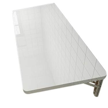 Imagem de Mesa dobrável de parede com folhas suspensas, mesa de jantar dobrável para escritório, mesa suspensa para estudo, branca (azul 100 x 50 cm)