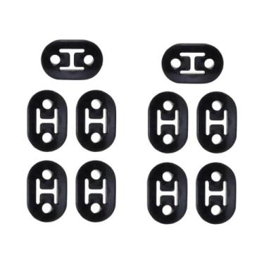 Imagem de Suportes Universais Para Tubo De Escape De Carro Preto Vermelho Azul C