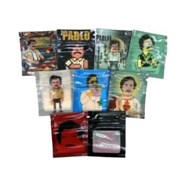 Imagem de 50 Sacos Ziplock Mylar Reutilizáveis 5x6cm, Impermeáveis E À Prova De 