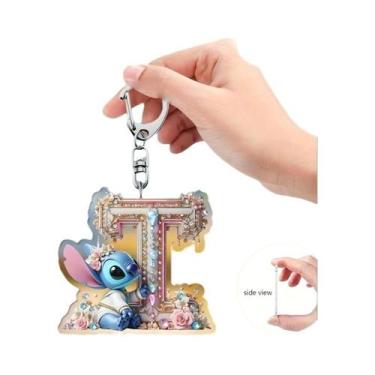 Imagem de Guirlanda Colorida De Acrílico Plana 2D Com 26 Letras Em Inglês, Chave