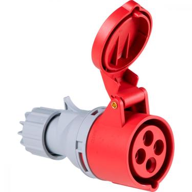 Imagem de Tomada de Acoplamento Industrial 3P+T 16 A 380-415 Vca 6 H Tramontina