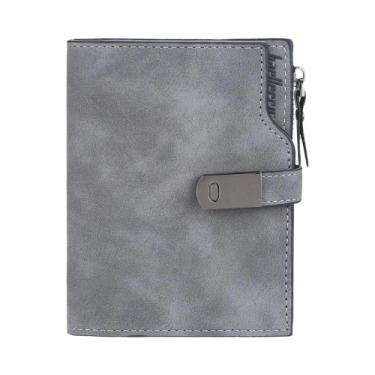 Imagem de Carteira Curta Feminina Com Fecho Magnético Porta Cartões De Alta Qual