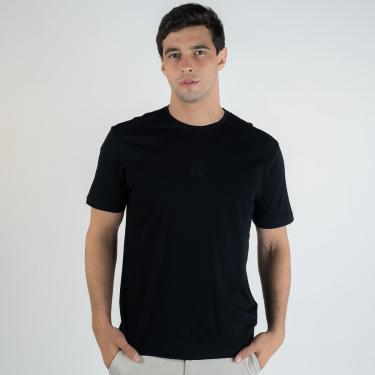 Imagem de Camiseta Calvin Klein Rubber Patch Preta-Masculino