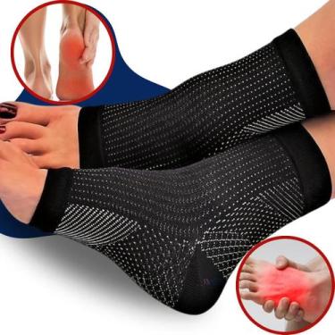 Imagem de Meia de Compressão Para Aliviar Dores, Inchaço e Peso nas Pernas e Pés