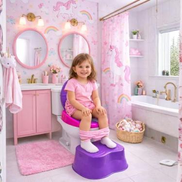 Imagem de Penico Infantil Troneco Menina Rosa Menino Carro Azul Oferta - - Lugo 