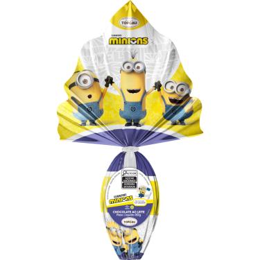 Imagem de Ovo de Páscoa Marilan Infantil Chocolate ao Leite 80g Minions com 1 Tatuagem Sortida de Brinde