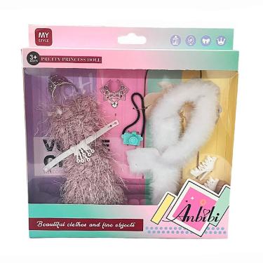 Imagem de Conjunto de Roupa e Acessórios Look Inverno Anbibi 7 pçs WX225-12 - COML Belatorre