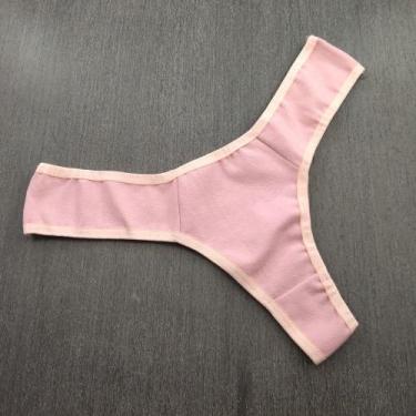 Imagem de Tanga Fio Cotton Lisa Cor:RomanceTamanho:M - Ternura Íntima, Romance, 