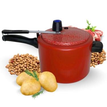 Imagem de Panela Pressão Antiaderente Teflon 4,5 litros 80kPa Segura - Ramos