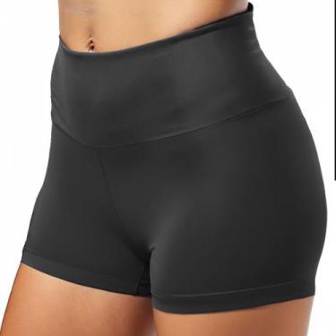 Imagem de Shorts Academia Fitness Suplex Premium Extreme Thermo, Preto, G, Femin