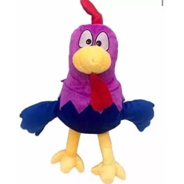 Imagem de 1 Pelucia Do Galo Carijó Da Turma Da Galinha Pintadinha - Sem