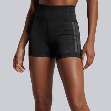 Imagem de Shorts Adidas Optime 3 Stripes Feminino Preto-Feminino