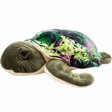 Imagem de Tartaruga Marinha Multi Tons Verde 60cm - Pelúcia - Fofy Toys