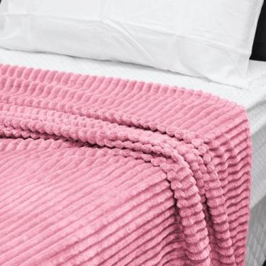Imagem de Cobertor Manta Canelada da Corttex Casal Macia 1,8x2m pro Inverno, Pin