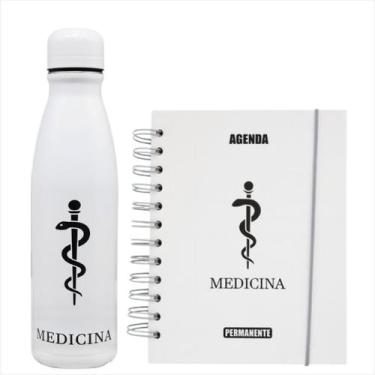 Imagem de Kit Agenda Permanente E Garrafa Profissao Presente Criativo Para Profi